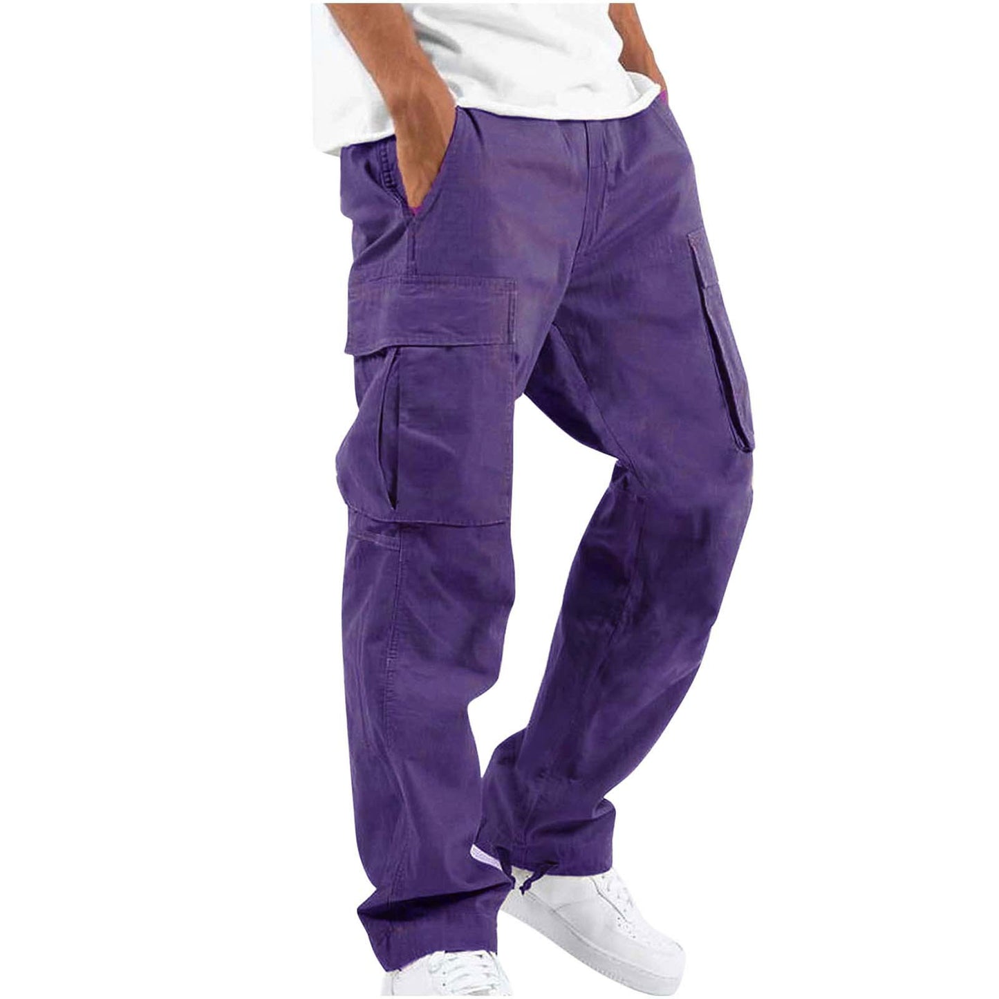 Men's Drawstring Wide Pants