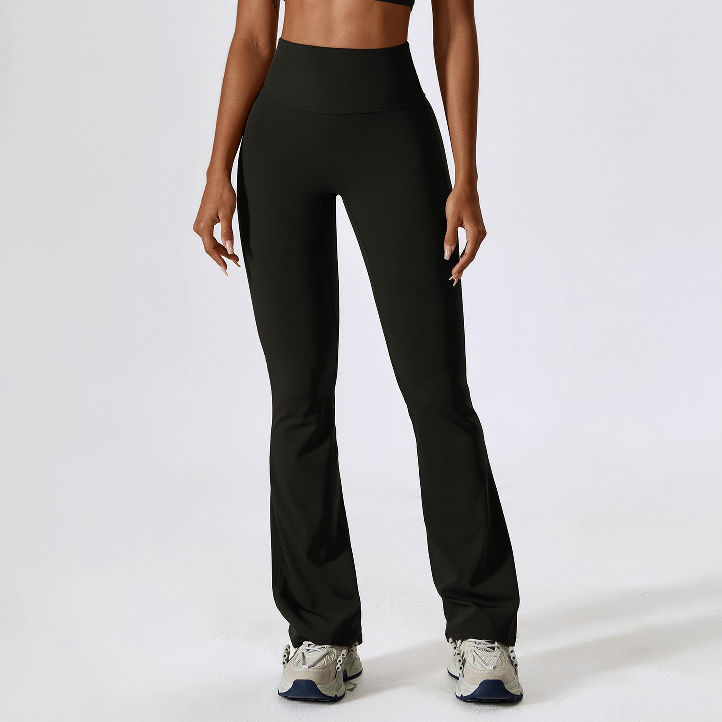 European And American Wide Leg Tight Yoga Flared Pants