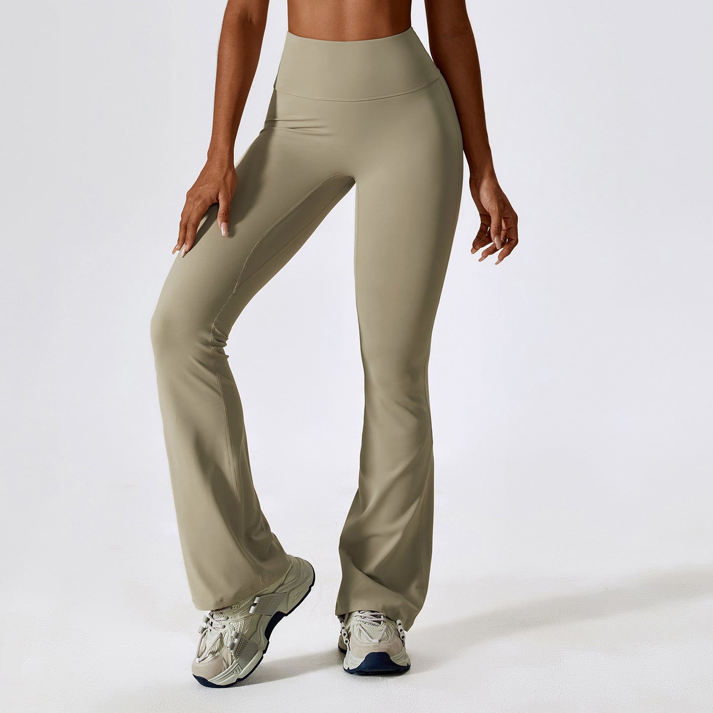 European And American Wide Leg Tight Yoga Flared Pants