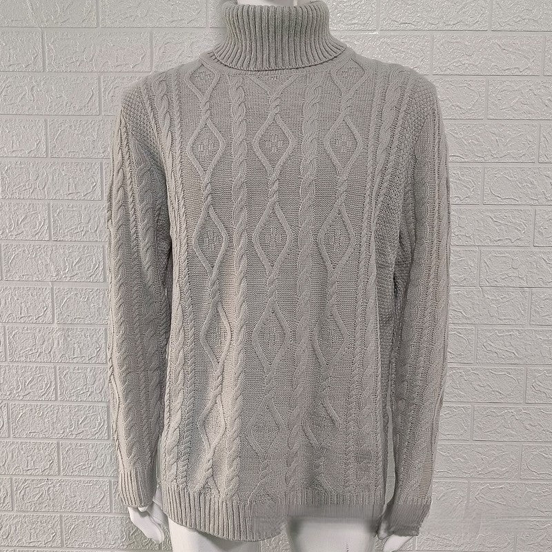 Men's Turtleneck Knit Sweater