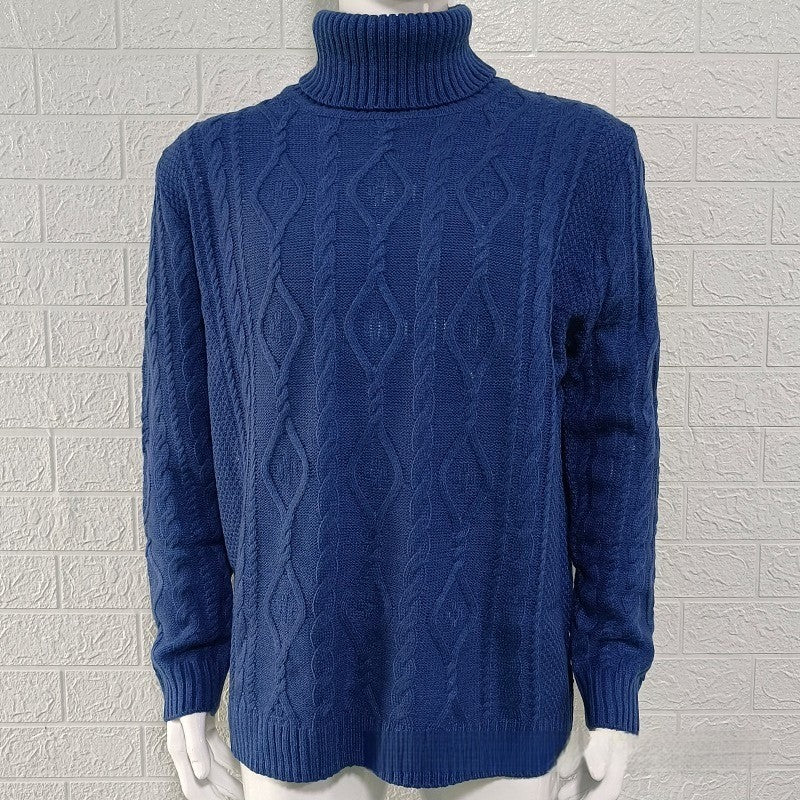 Men's Turtleneck Knit Sweater