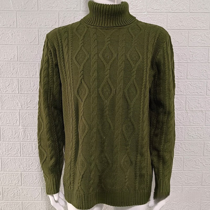 Men's Turtleneck Knit Sweater