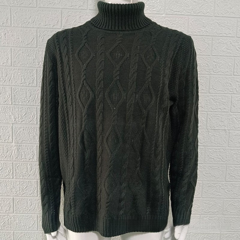 Men's Turtleneck Knit Sweater