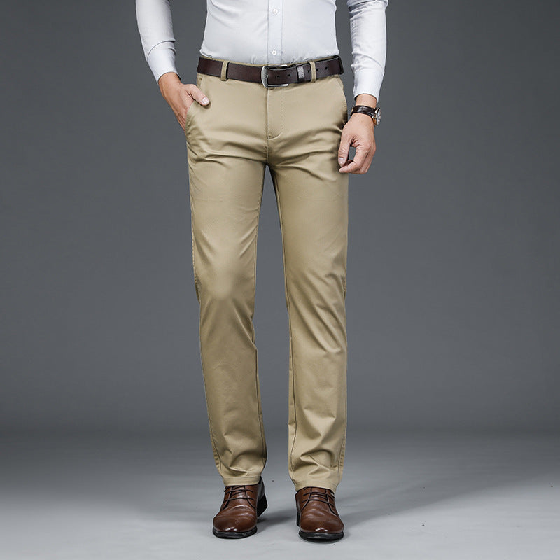 Men's High-waisted Straight Casual Pants