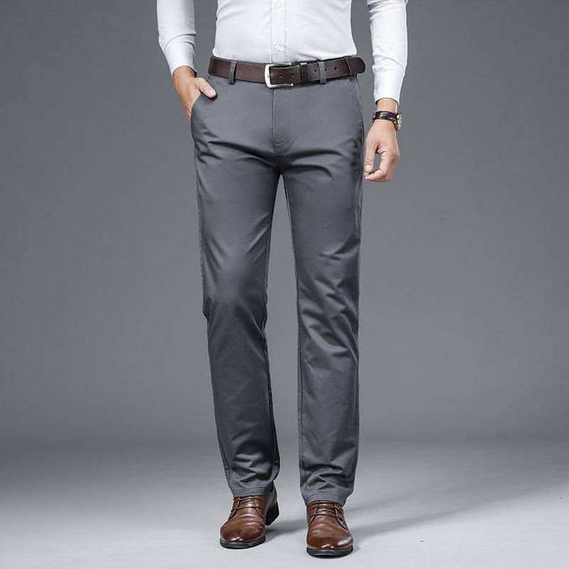 Men's High-waisted Straight Casual Pants