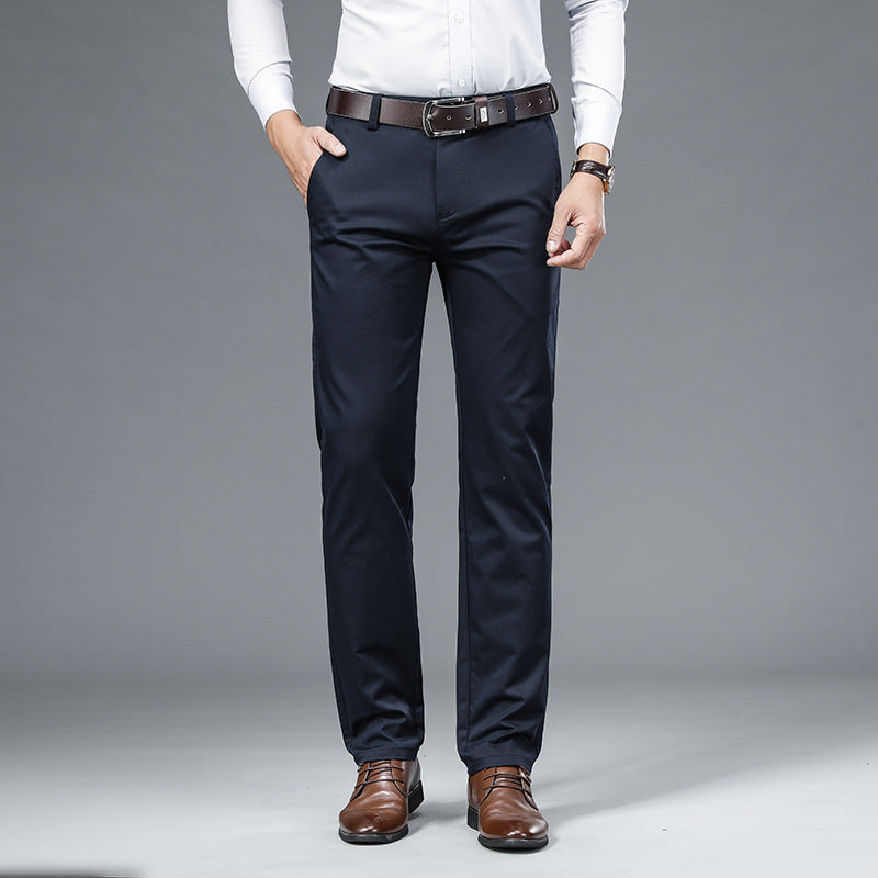 Men's High-waisted Straight Casual Pants