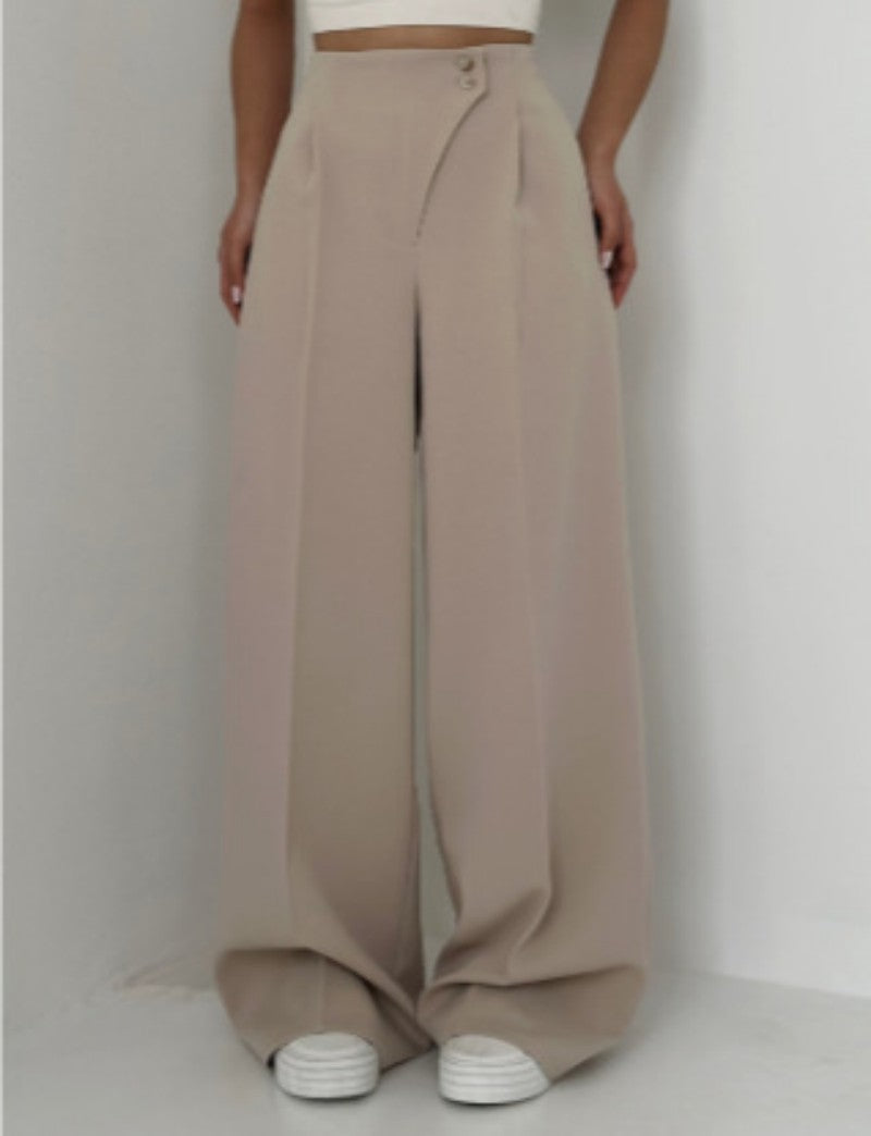 Slim-Fit Straight Trousers