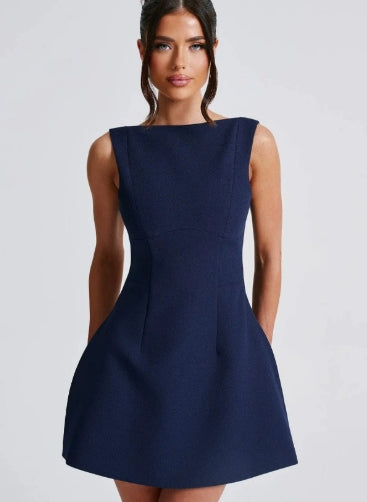 Sleeveless Backless Skirt