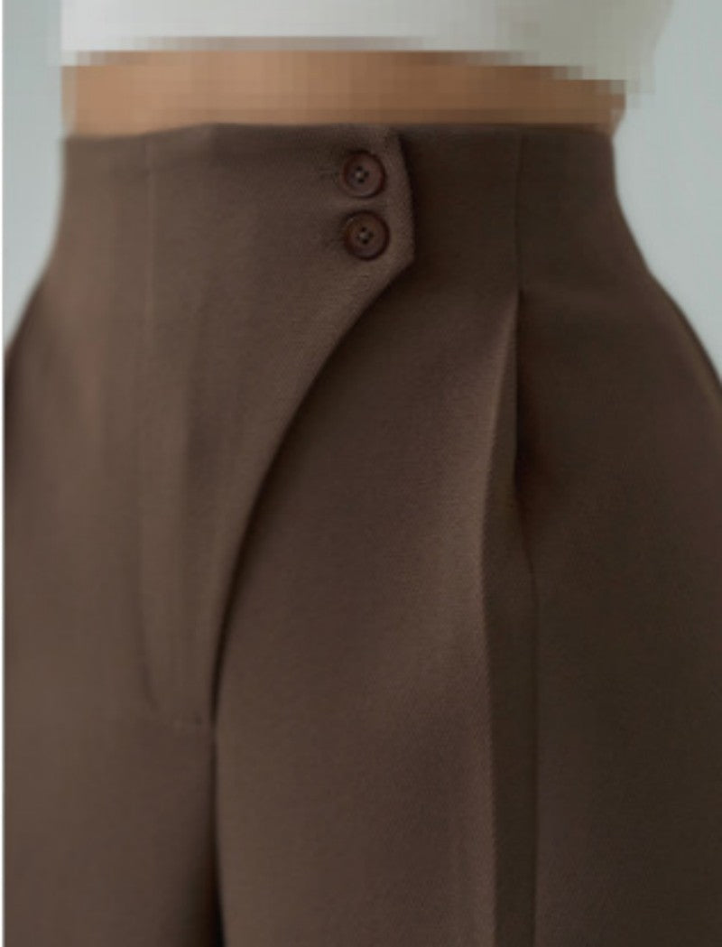 Slim-Fit Straight Trousers