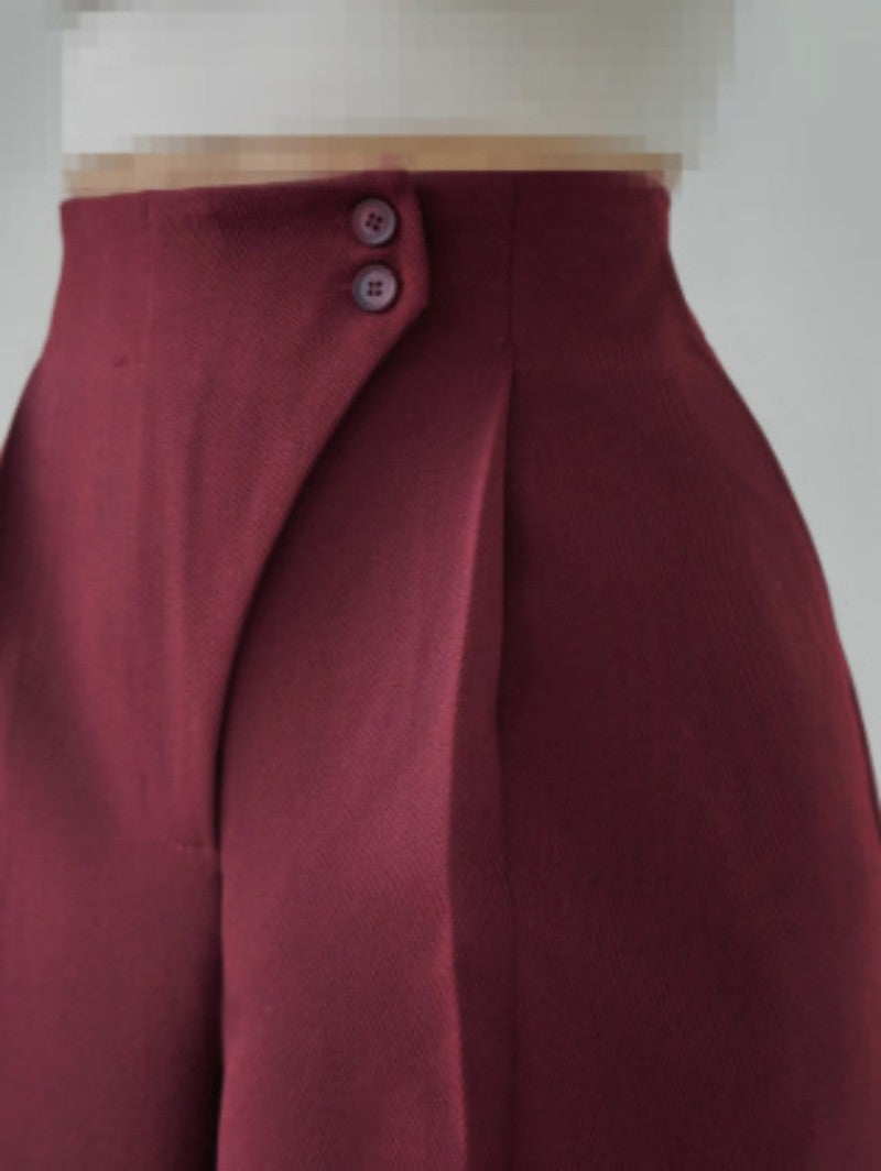 Slim-Fit Straight Trousers