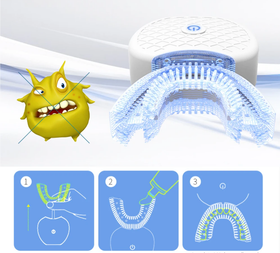 U formos elektrinis dantų šepetėlis