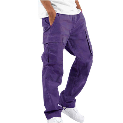 Men's Drawstring Wide Pants