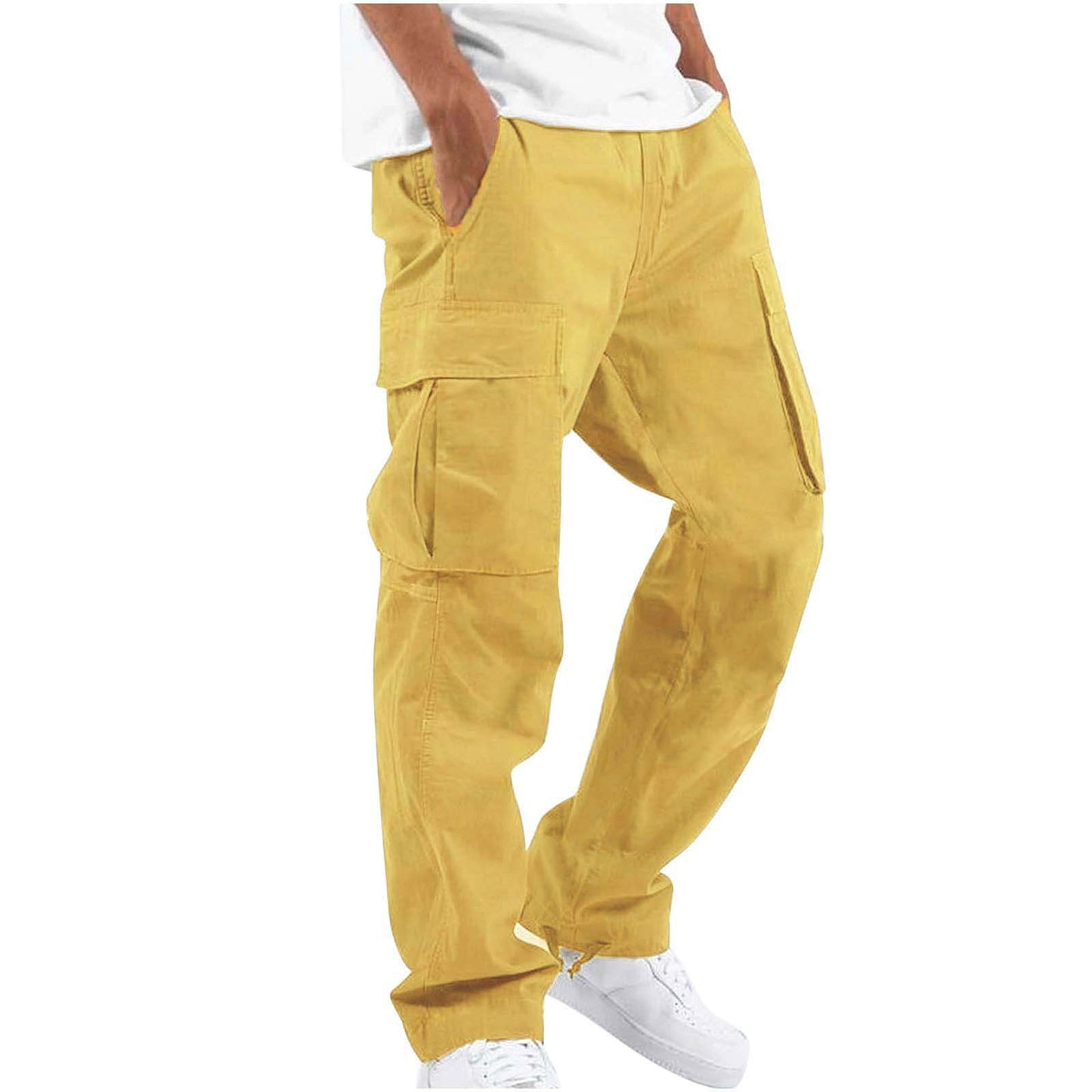Men's Drawstring Wide Pants