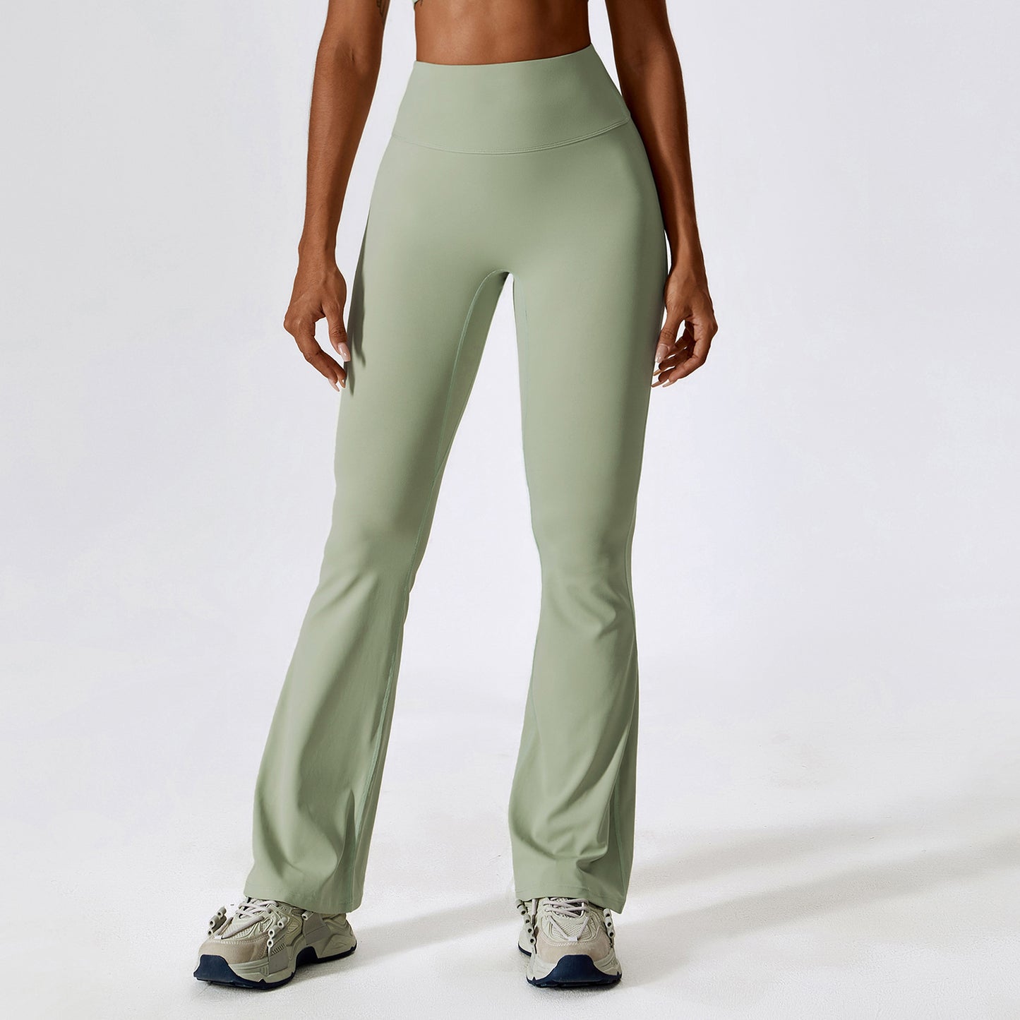 European And American Wide Leg Tight Yoga Flared Pants