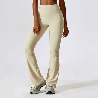 European And American Wide Leg Tight Yoga Flared Pants