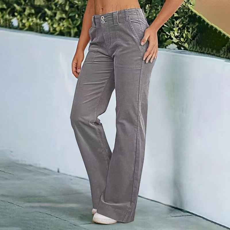 Women's Loose Straight Fitness Pants