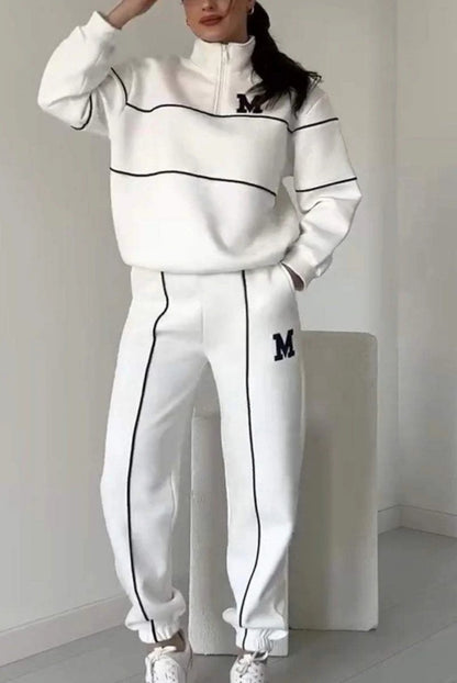 Zipper Leisure Sports Suit