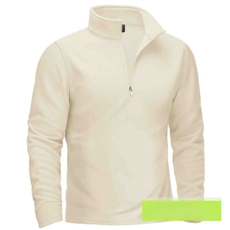 Zipper Stand-Collar Sweater