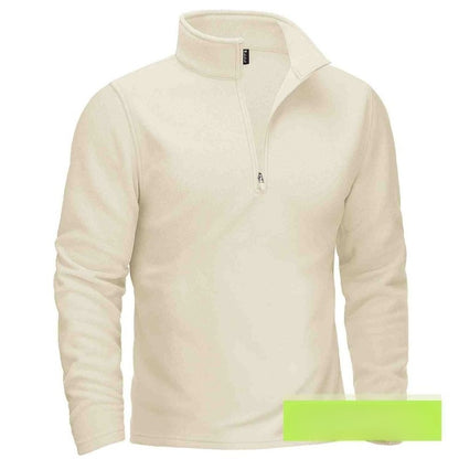 Zipper Stand-Collar Sweater