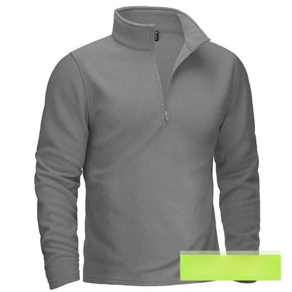 Zipper Stand-Collar Sweater