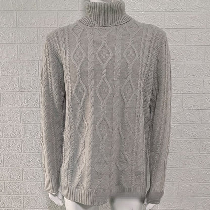 Men's Turtleneck Knit Sweater