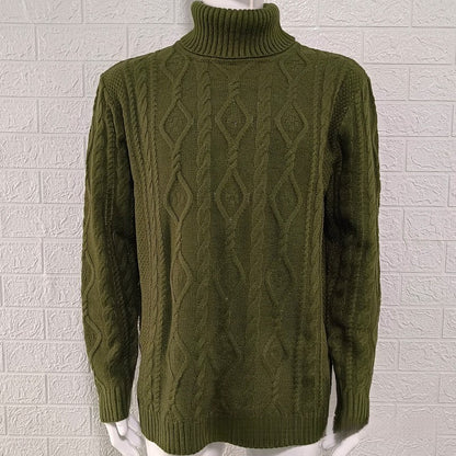 Men's Turtleneck Knit Sweater