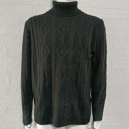 Men's Turtleneck Knit Sweater