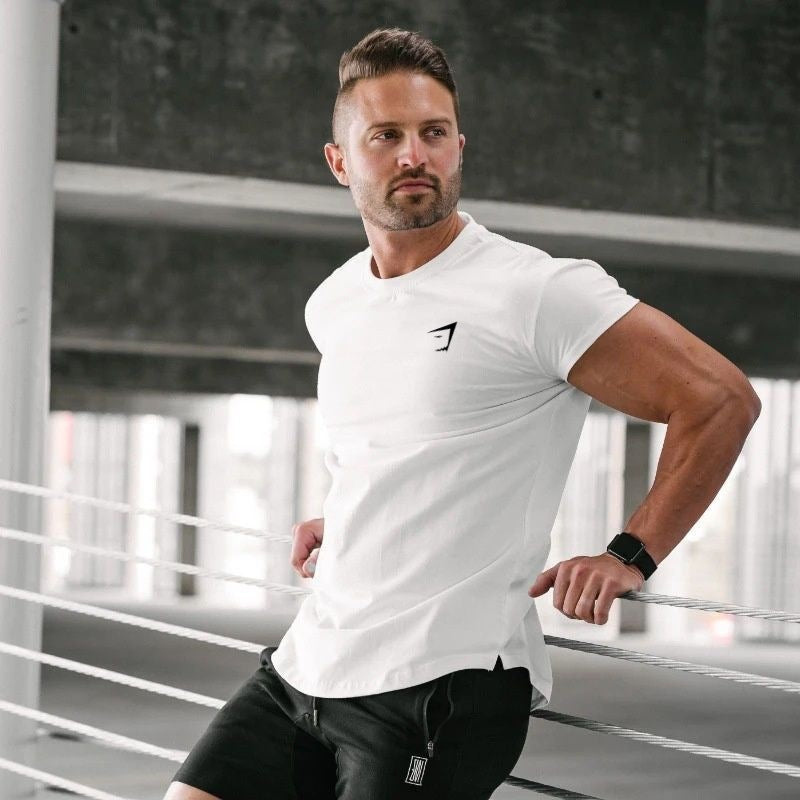 Bodybuilding Skinny Stretch Tee