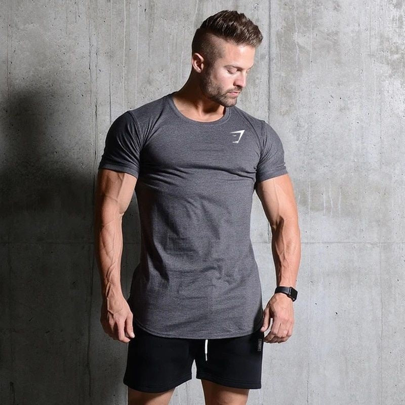 Bodybuilding Skinny Stretch Tee