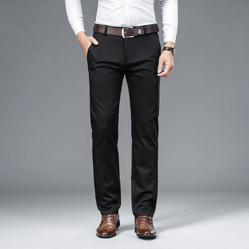 Men's High-waisted Straight Casual Pants