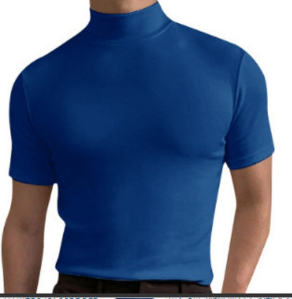 Men's Semi-high Collar Base Shirt