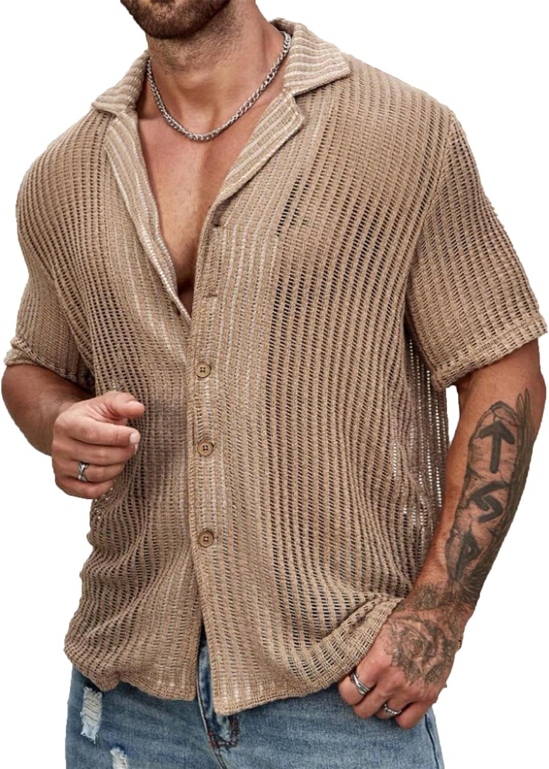 Cardigan Solid Color Short Sleeve