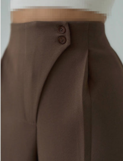 Slim-Fit Straight Trousers