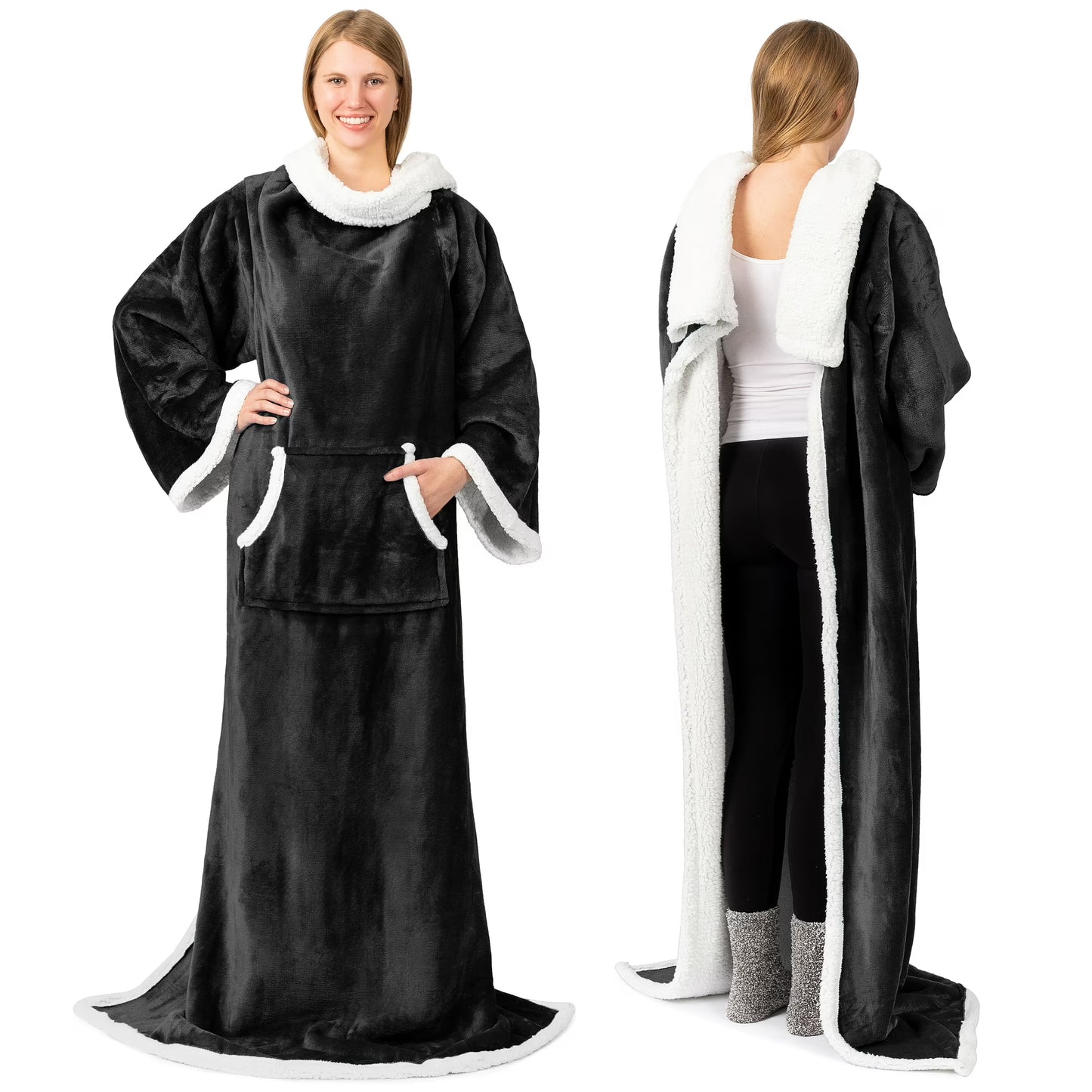 Debesėlis – švelnus TV pledukas su kailiuku